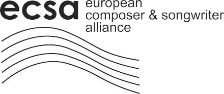 Logo ecsa european composer and songwriter alliance